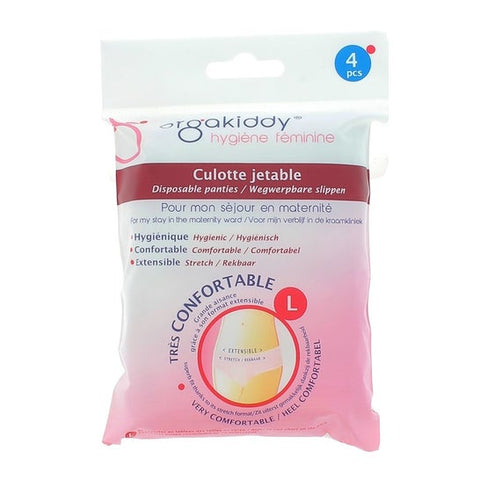 Orgakiddy Damenhygiene Einwegslips Größe L 4 Stück