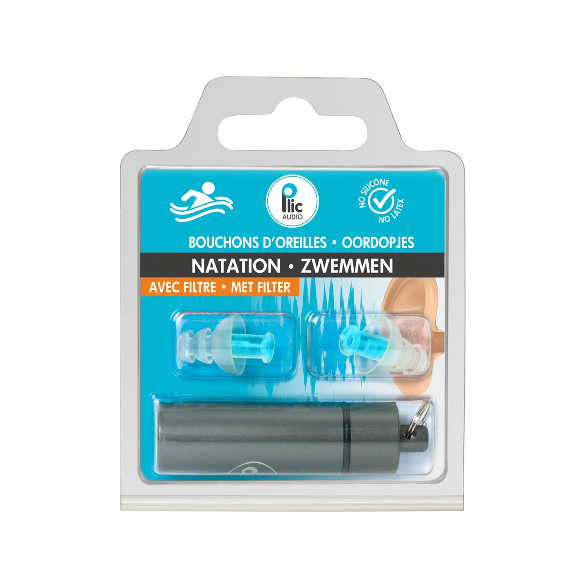 Plic Audio Bouchons d'Oreilles Spécial Natation
