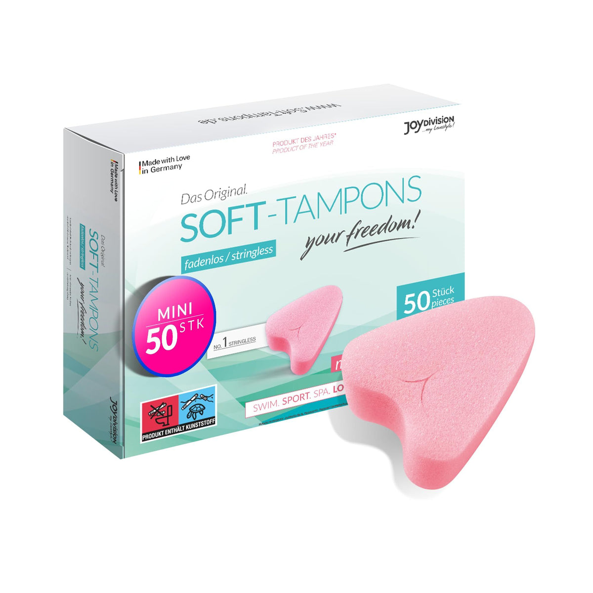 Soft Tampons mini (50 pièces)