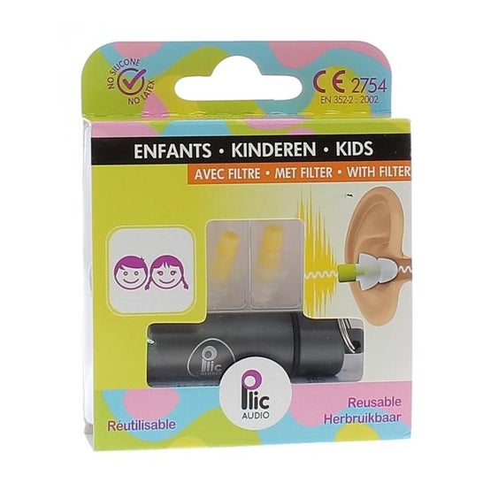Plic Audio Bouchons Oreilles Sélectifs Enfants 1 Paire