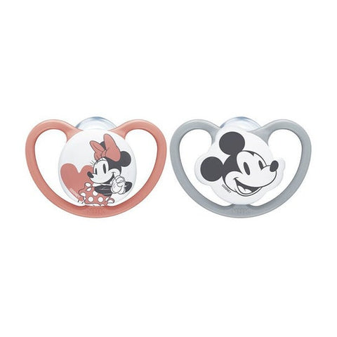 Nuk Space sucette silicone Minnie (6-18 mois) (2 unités)