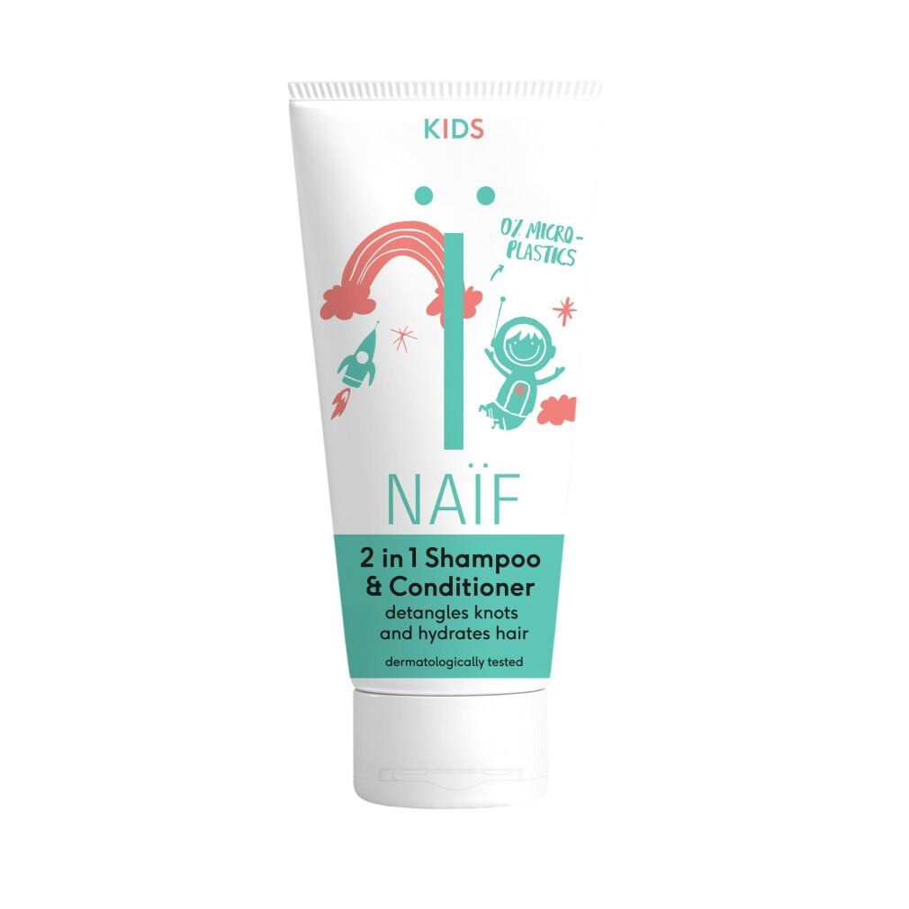 NAÏF Kids 2-en-1 Shampooing & Après-shampooing (200 ml)