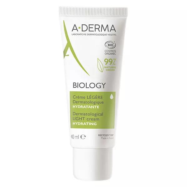 A-Derma Biology Crème Légère Dermatologique Hydratante Bio (40 ml)