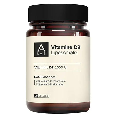 A-Lab Vitamin D3 Liposomal 2000 IE – Natürliche Abwehrkräfte, Immunität – 60 Kapseln