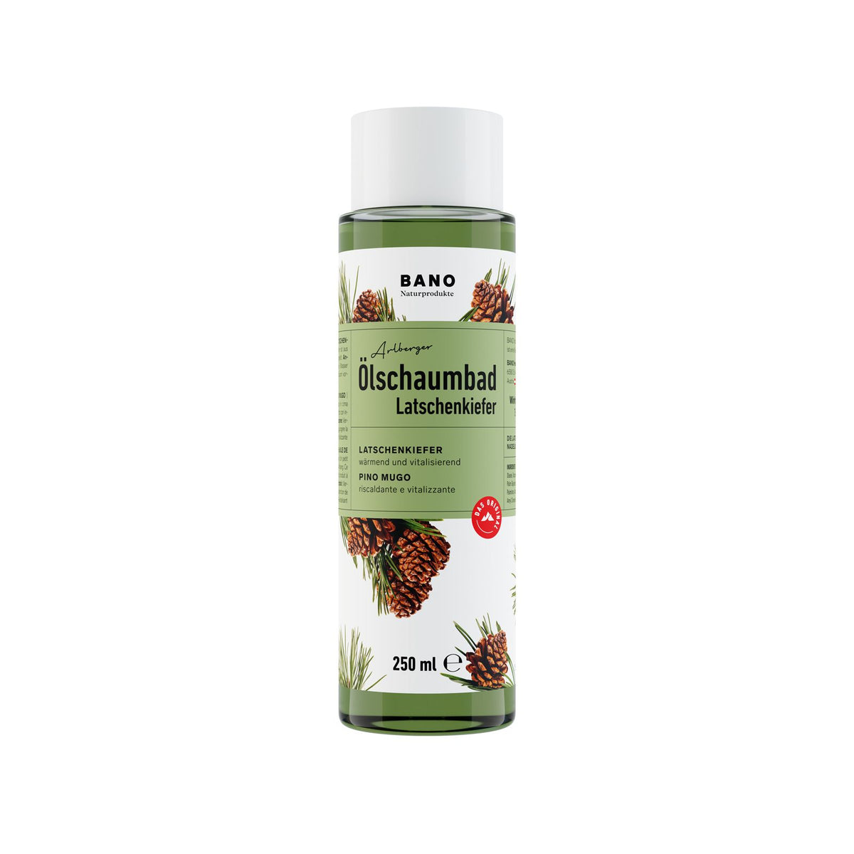 BANO Arlberger bain moussant à l'huile de pin de montagne (250 ml)