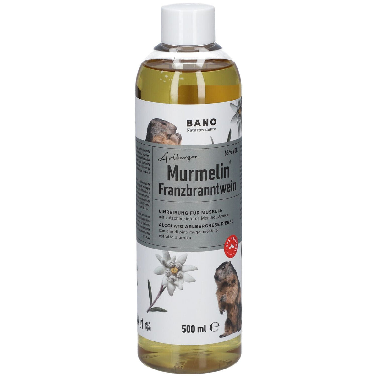 BANO Murmelin® alcool de friction (500 ml)