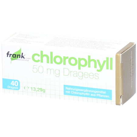 Chlorophyll 50 mg dragées (40 dragées)