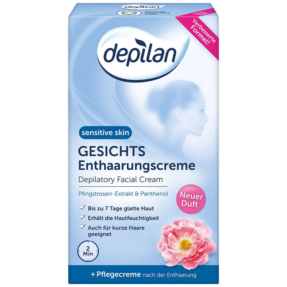 Depilan Sensitive Skin crème dépilatoire visage (1 paquet)