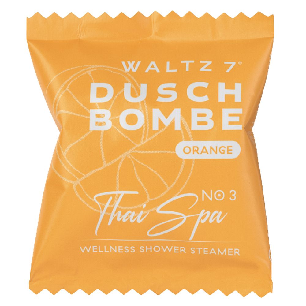WALTZ 7 bombe de douche bien-être orange (1 pièce)