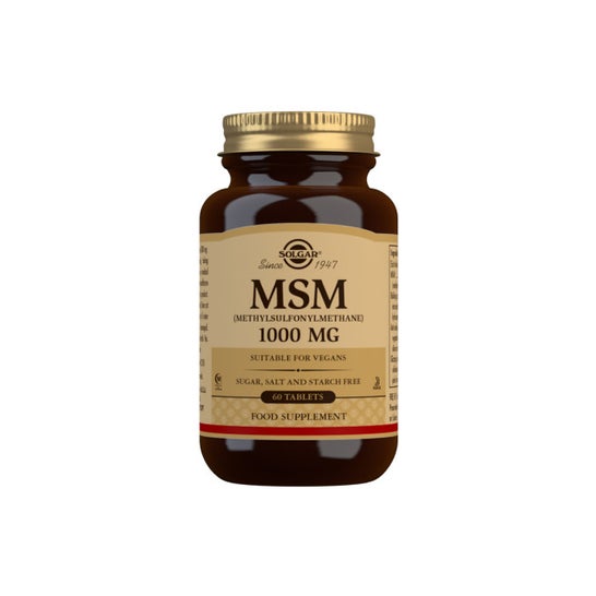 Solgar Msm 1000mg 60 Comprimés