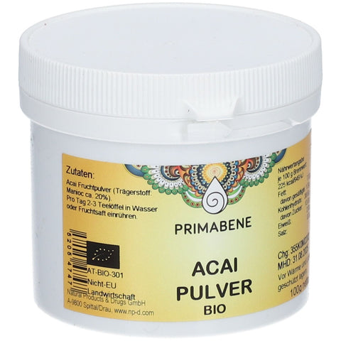 PRIMABENE Bio-Açaipulver (100 g)