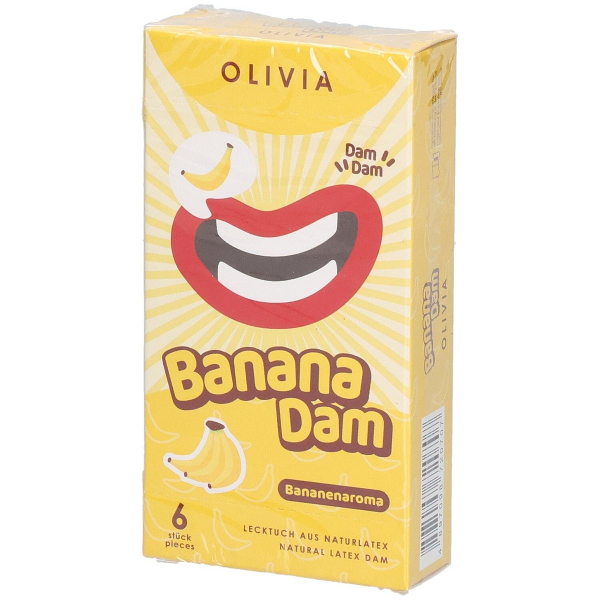 OLIVIA digues buccales banane (6 pièces)