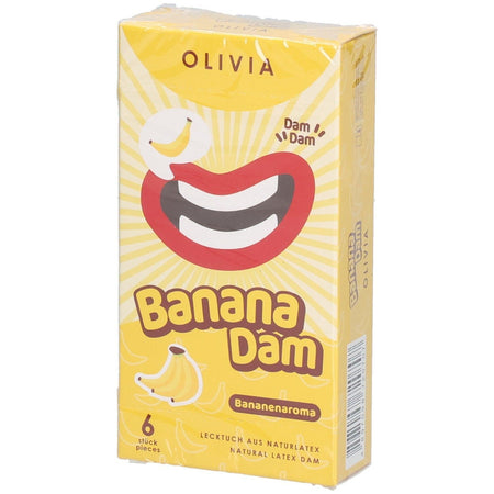 OLIVIA digues buccales banane (6 pièces)