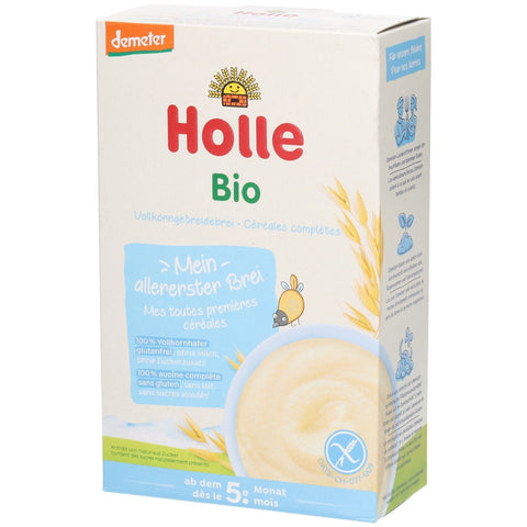 Holle Bouillie de céréales complètes bio – Ma toute première bouillie, dès le 5ème mois (250 g)