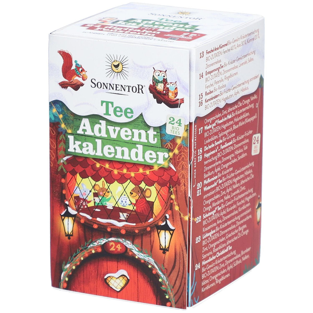 SONNENTOR® Calendrier de l'Avent de thé Edition 2024 - 24 sachets