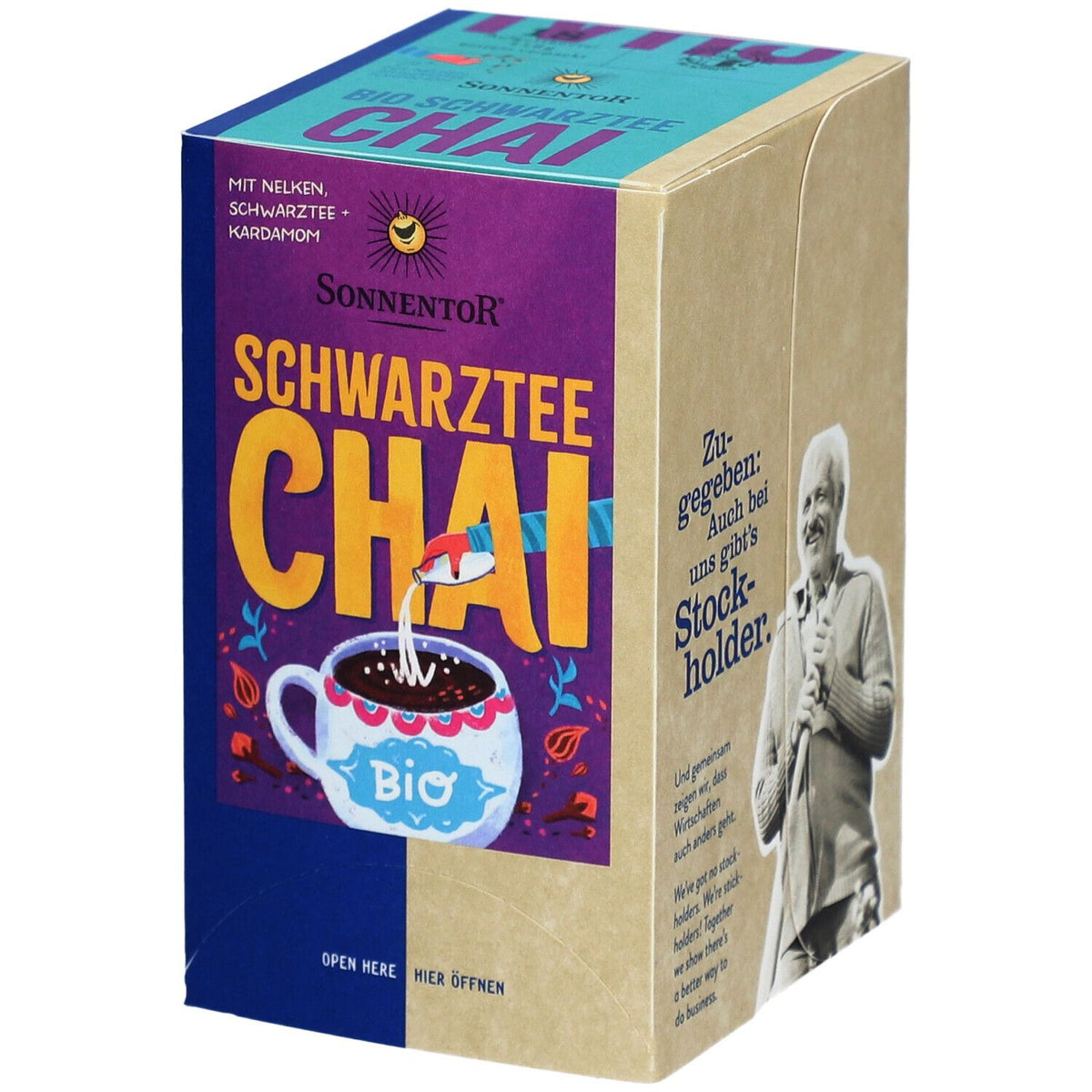 SonnentoR thé noir Chai (18 pièces)