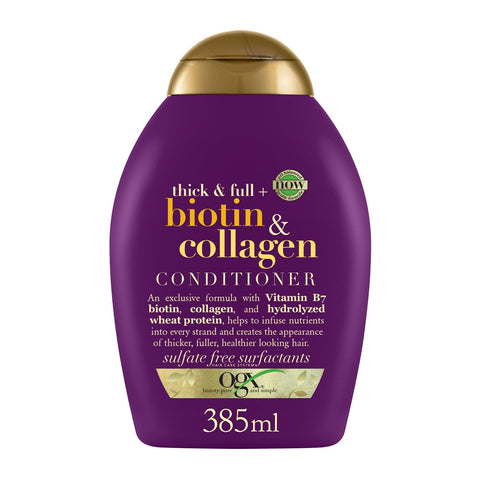 OGX Après-shampooing Biotine Collagène (385 ml)