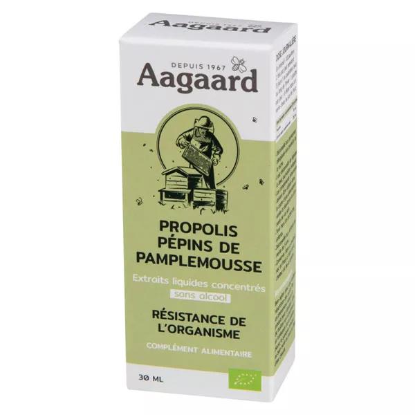 Aagaard Propolis Gouttes Propolis et Pépins de Pamplemousse (30 ml)