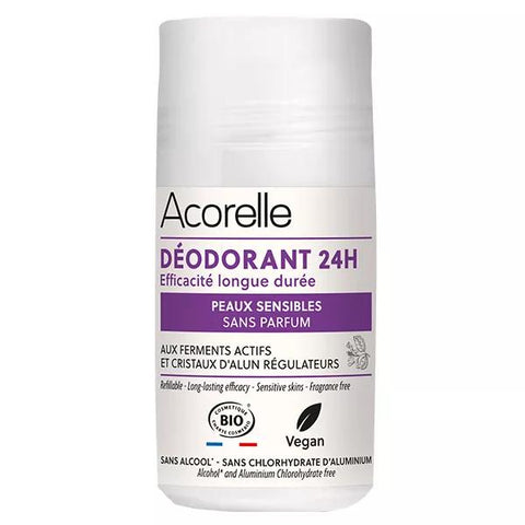 Acorelle Déodorant roll-on 24h peaux sensibles (50 ml)