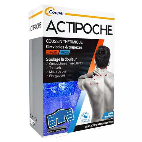 Actipoche Wärmekissen Wärmetherapie Nacken und Schultern Mikroperlen