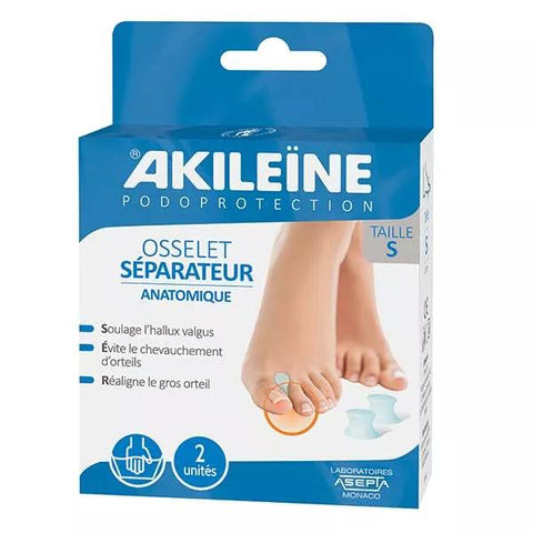 Akileine Osselet Zehentrenner Größe S 2 Stück