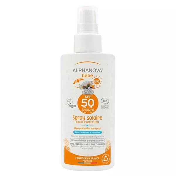 Alphanova Sun Bébé Spray Bio SPF50 (125 ml)