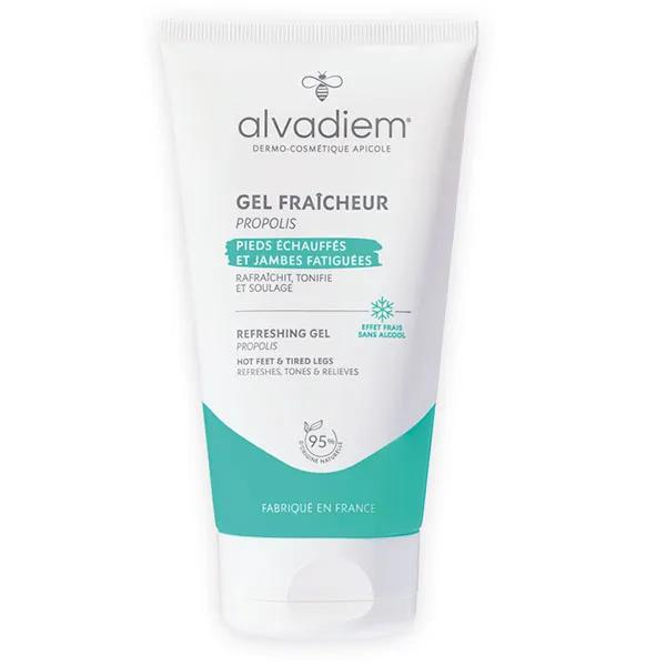 Alvadiem Soin des Pieds Gel Fraîcheur Pieds Echauffés et Jambes Fatiguées 150ml