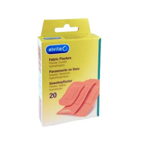Alvita Pansements Tissu 20 unités