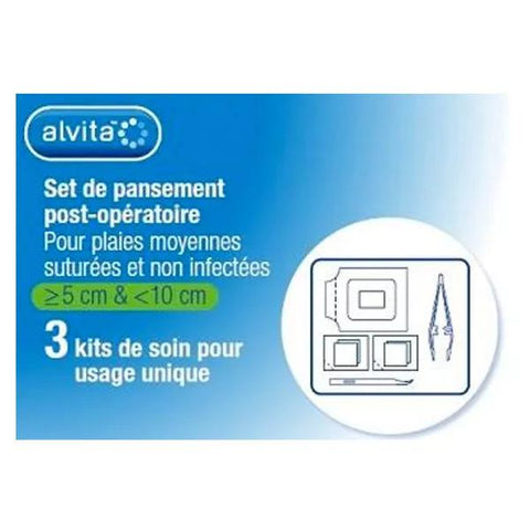 Alvita Post-Op Dressing Kit Wounds > 5cm and < 10cm 3 units