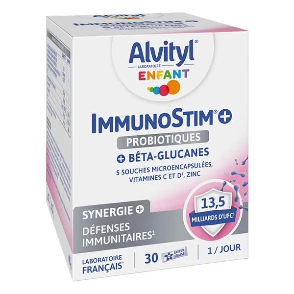 Alvityl ImmunoStim+ Probiotiques Défenses immunitaires dès 3 ans 30 sachets