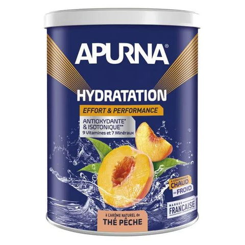 Apurna Hydrationsgetränk Anstrengung & Leistung Tee Pfirsich 500g