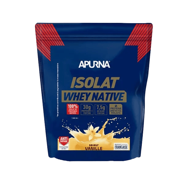 Apurna Isolat Whey Native Vanille 720g