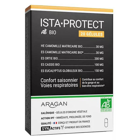 Aragan - Synactifs - IstaProtect® BIO - Atemwege - Kamille - 20 Kapseln