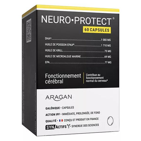 Aragan - Synactifs - NeuroProtect® - Gehirnfunktion - Omega 3 - 60 Kapseln