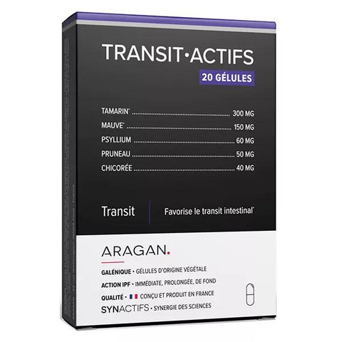 Aragan - Synactifs - Transitactifs® - Darmpassage - Tamarinde - 20 Kapseln