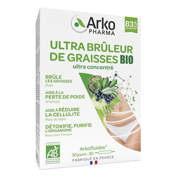 Arkopharma Arkofluides Ultra Bruleur de Graisses 30 ampoules