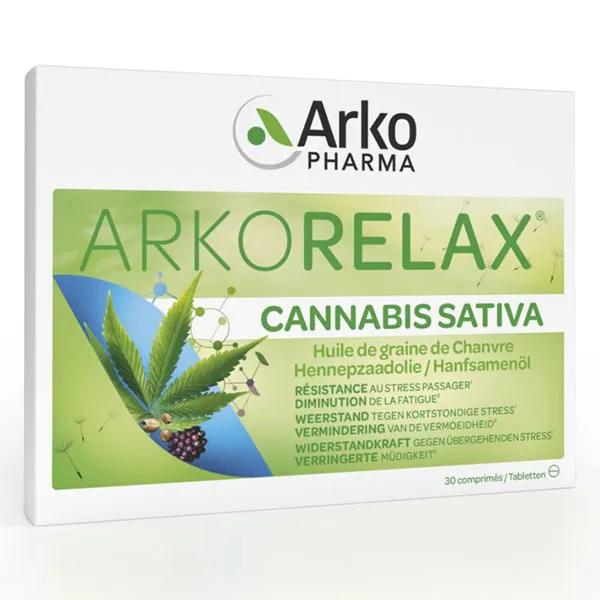 Arkopharma Arkorelax Cannabis Sativa 30 comprimés