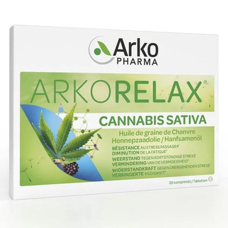 Arkopharma Arkorelax Cannabis Sativa 30 comprimés