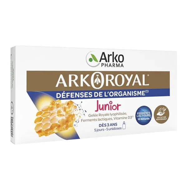Arkopharma Arkoroyal Défenses de l'Organisme Junior 5 unidoses