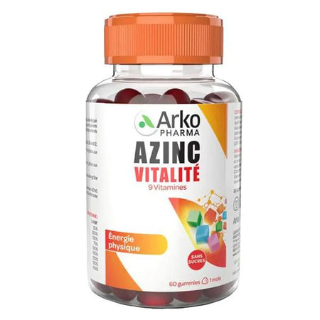 Arkopharma Azinc Adultes 9 Vitamines 60 gummies