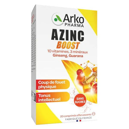 Arkopharma Azinc Boost 20 comprimés effervescents