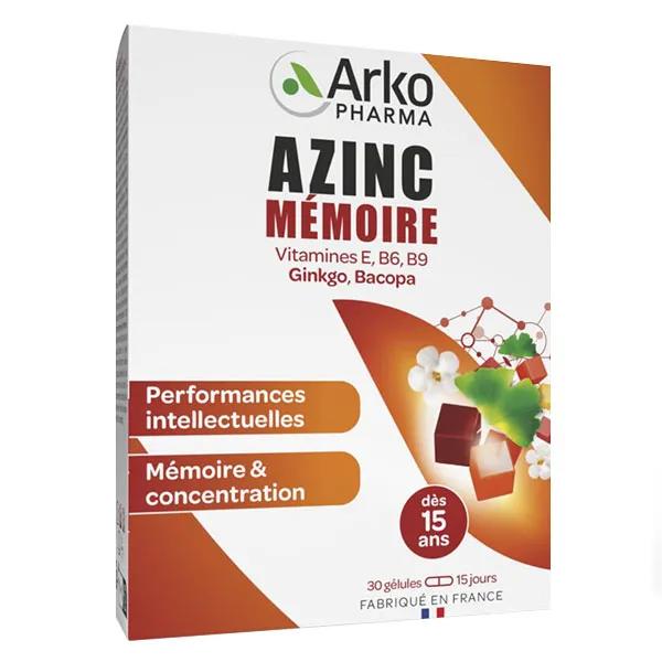 Arkopharma Azinc Mémoire 30 gélules