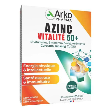 Arkopharma Azinc Sénior 30 comprimés