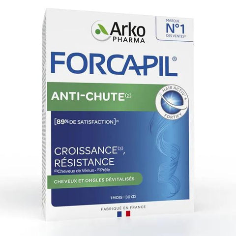 Arkopharma Forcapil Hair Loss Zinc Vitamin B 30 tablets