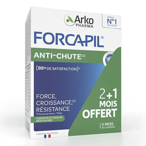 Arkopharma Forcapil Hair Loss Zinc Vitamin B 90 tablets