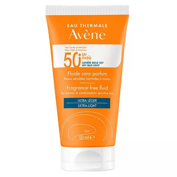 Avène Solaire Fluide SPF50+ Non Parfumé (50 ml)