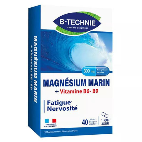 B-Technie Meeres-Magnesium B6 + B9 40 Kapseln