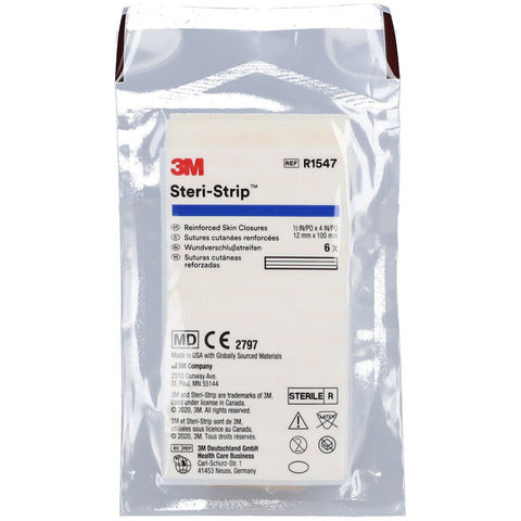 3M™ Steri-Strip™ 12 mm x 100 mm — 6 Stück