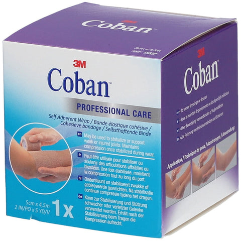 3M Coban bandage élastique 5 cm x 4,57 m (1 pièce)