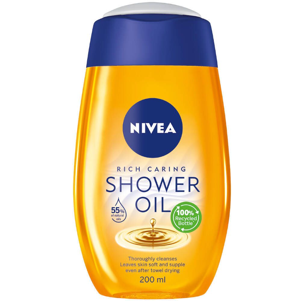 NIVEA Rich Care Shower Oil huile de douche nourrissante (200 ml)